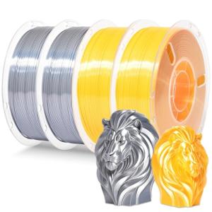 RAMBERY Metallic Silk PLA Filament Bundle - 4 Spools