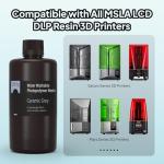 ELEGOO 1000g Water Washable 3D Printer Resin