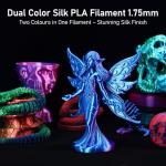Eono 1.75mm Dual Color Silk PLA Filament Pack