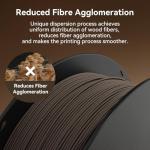 Kexcelled 1.75mm PLA Wood Filament, 1kg Spool