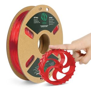 95A TPU 3D Printer Filament - Transparent Red