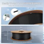 Basic 1.75mm PLA 3D Printing Filament - Black