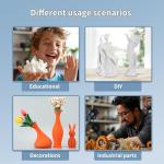 Basic 1.75mm PLA 3D Printing Filament - Black