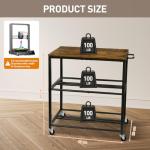 3D Printer Filament Storage Rack with Wheels