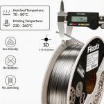 Metallic Silver PETG Filament 1.75mm - 1KG