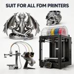 Metallic Silver PETG Filament 1.75mm - 1KG