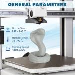 Black PETG Filament 1.75mm for 3D Printing