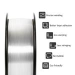 GIANTARM 1.75mm Transparent PLA Filament 1kg Spool