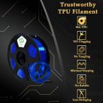 YOYI TPU 3D Printer Filament in Blue