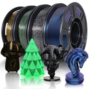 YOUSU Glitter 3D Printer Filament 1.75mm Pack