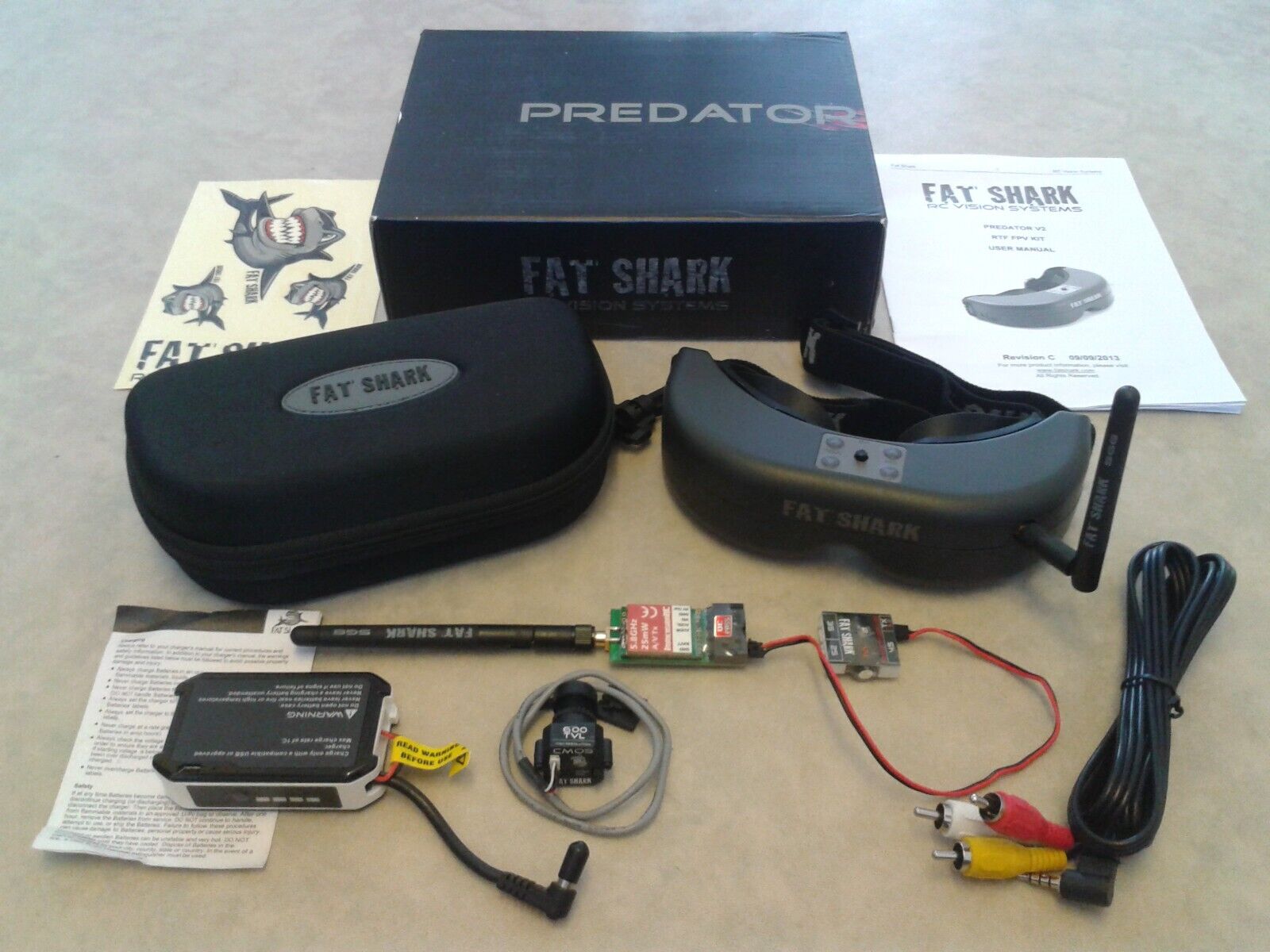 Fatshark Predator V2 FPV Goggles with Camera