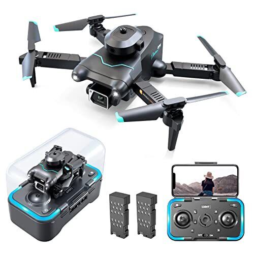  Mini Drone for Kids with 4K Dual Camera, S96 Foldable WiFi FPV Live Video 