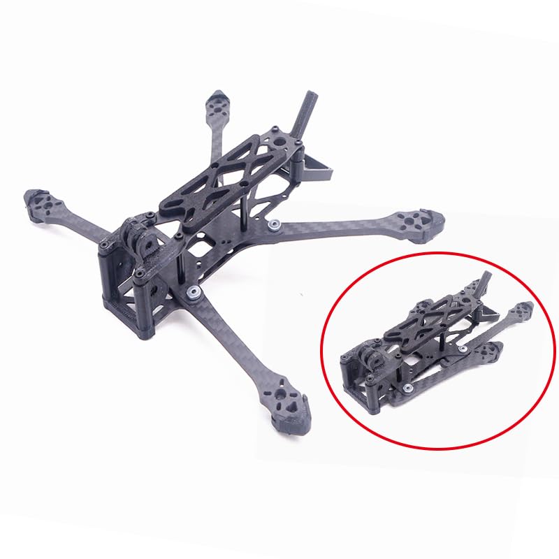 YoungRC 10.2cm Carbon Fiber FPV Drone Frame Kit