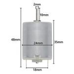 Pxyelec 280 Micro Motor for RC Boats (Pack of 5)