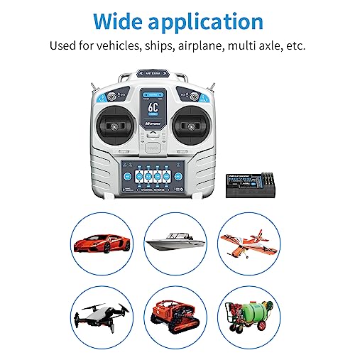 Lechnical 6CH 2.4G RC Transmitter and Receiver