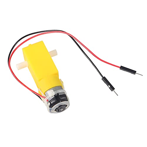 Dealikee 4-Pack DC Gear Motors with Wheels