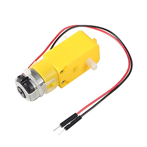 Dealikee 4-Pack DC Gear Motors with Wheels