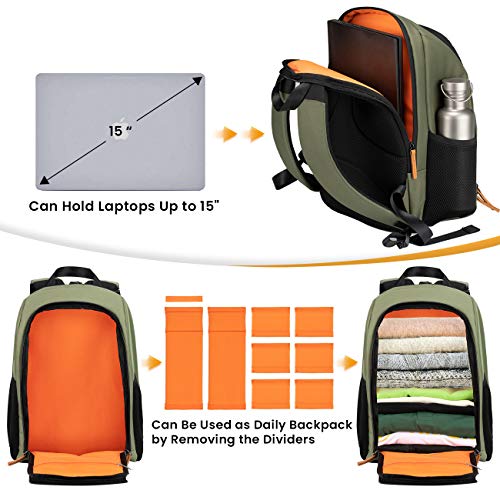 Lightweight Waterproof DSLR Backpack with Rain Cover