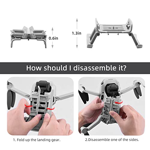HeiyRC Landing Gear Extenders for DJI Mini Drones