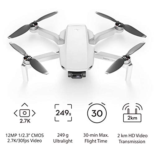 DJI Mavic Mini Drone - Lightweight, 30-Min Flight