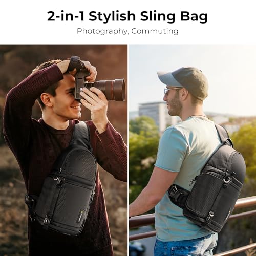 K&F Concept Waterproof Camera Sling Bag - 12L