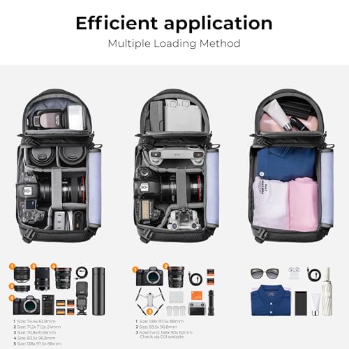 K&F Concept Waterproof Camera Sling Bag - 12L