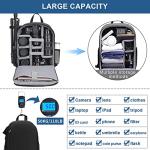Cwatcun Waterproof Camera Backpack with Tripod Holder