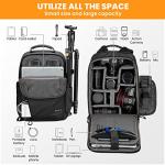 TARION Waterproof Camera Backpack with Laptop Compartment