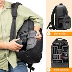 TARION Waterproof Camera Backpack with Laptop Compartment