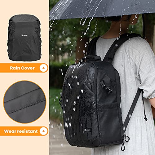 TARION Waterproof Camera Backpack with Laptop Compartment