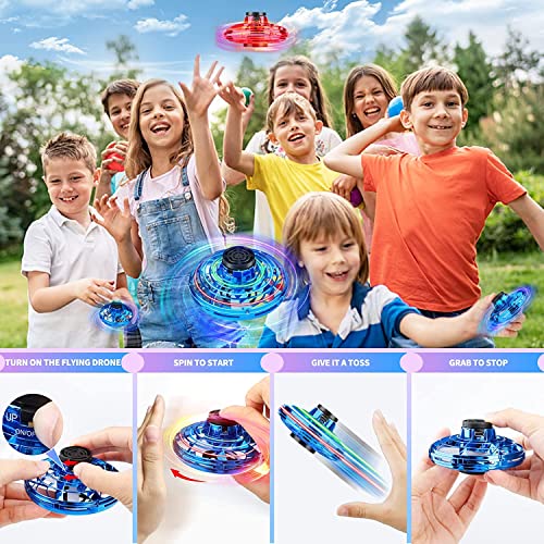 RGB Light Hand Controlled Mini Drone Flying Toy