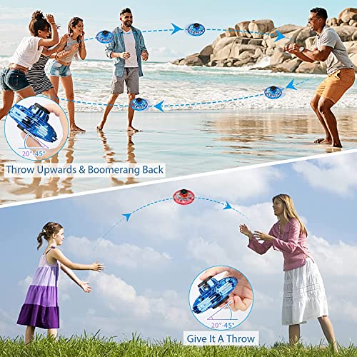 RGB Light Hand Controlled Mini Drone Flying Toy