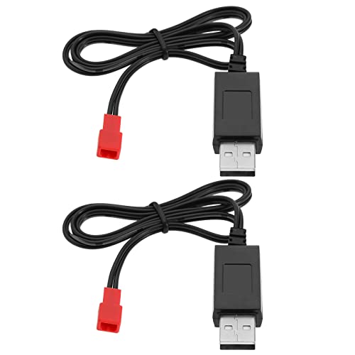 2-Pack 3.7V Li-Po Battery USB Charger for Drones