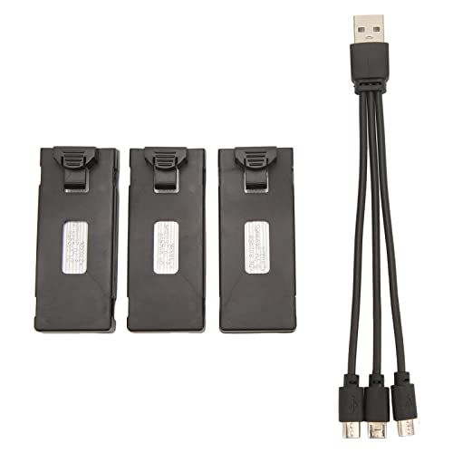 3Pk 3.7V Lithium Batteries for RC Drones