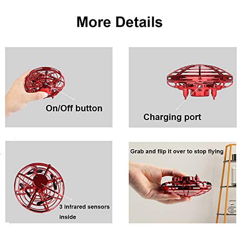 BOMPOW Hand Controlled Mini Drone for Kids