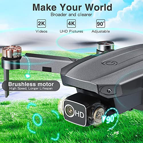 Professional GPS Foldable Drone with 4K Camera, Brushless Motor