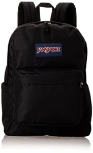 JanSport Superbreak Black Backpack - Lightweight Design