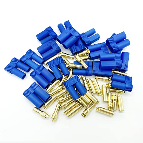 10 Pairs EC5 Banana Plug Connectors for RC Drones