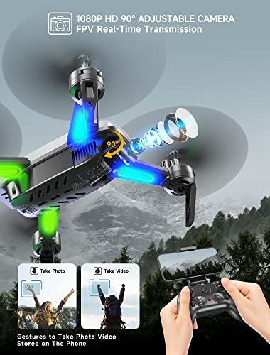 Wipkviey T6 Adult Drone - 1080P HD Camera