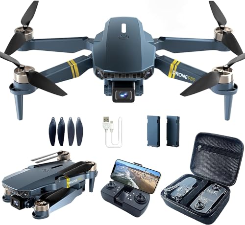 Foldable Quadcopter Drone for Beginners-Long Flight Time and HD Camera