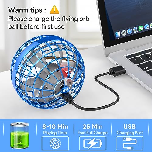 Hand Controlled LED Flying Orb Ball - Kids' Smart Drone