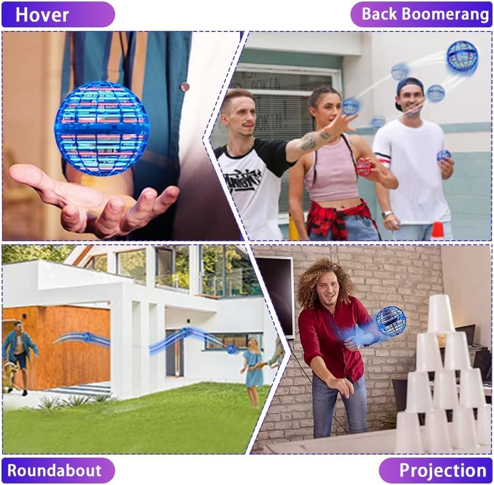 Hover Boomerang Orb Mini Drone - Kids Toy