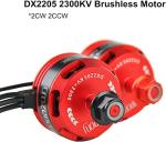 DX2205 2300KV Brushless Motors for Racing Drones