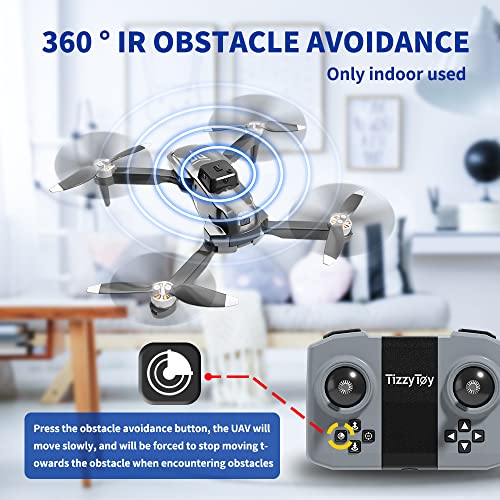 Foldable Brushless Motor Drone with 4K Camera