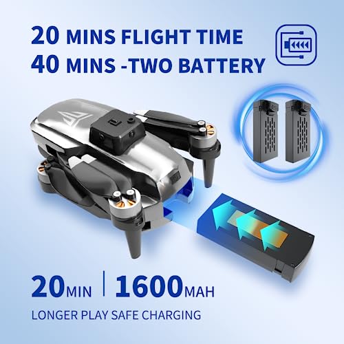 Foldable Brushless Motor Drone with 4K Camera