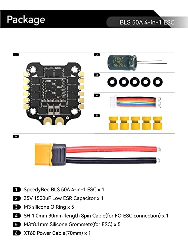 SpeedyBee 50A 4-in-1 ESC for FPV Drone
