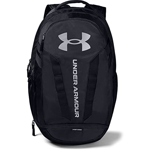 Under Armour Hustle 5.0 Backpack, Black/Silver