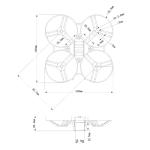 BETAFPV 85mm Micro Whoop Frame Kit - Black/Grey
