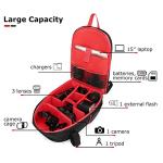 POWLIF Waterproof Camera Backpack for Drones