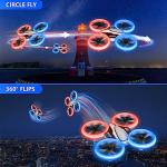 Kids Mini Drone with LED Lights and 3 Batteries